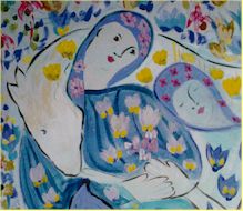 Safe In My Mother's Arms (detail)
